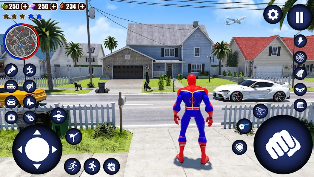 Flying Superhero Robot Games — скачать мод: Безлимитные деньги и полёт без ограничений — скриншот 4