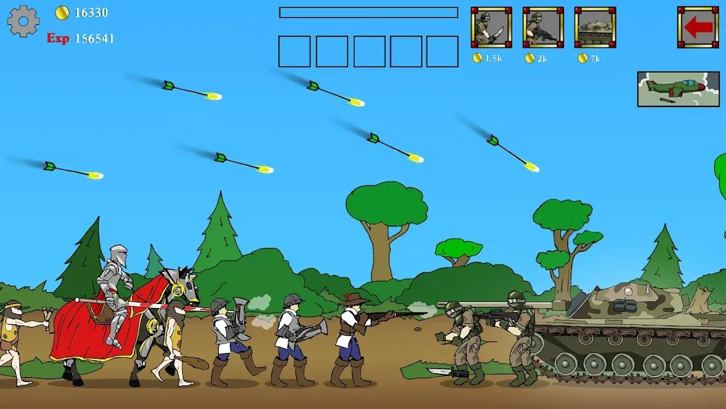 Age of War (Мод: Безлимитные ресурсы и усиленная армия) — скачать на Андроид — скриншот 3 Age of War (Мод: Безлимитные ресурсы и усиленная армия) — скачать на Андроид — скриншот 3