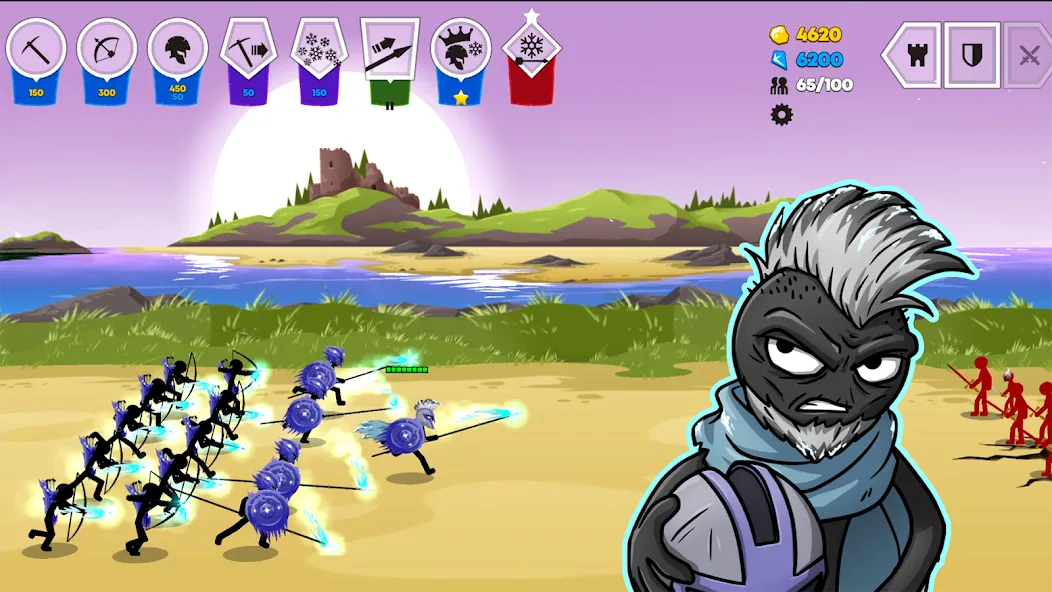 Скачать Stick War: Saga на Андроид с модом — Безлимитные деньги и все юниты — скриншот 1 Скачать Stick War: Saga на Андроид с модом — Безлимитные деньги и все юниты — скриншот 1