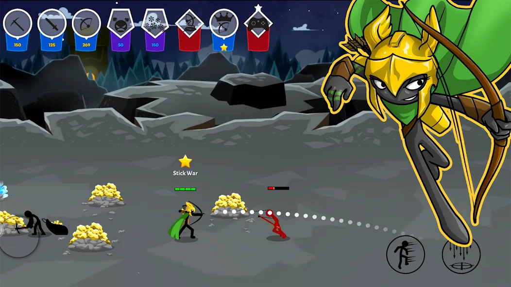 Скачать Stick War: Saga на Андроид с модом — Безлимитные деньги и все юниты — скриншот 5 Скачать Stick War: Saga на Андроид с модом — Безлимитные деньги и все юниты — скриншот 5