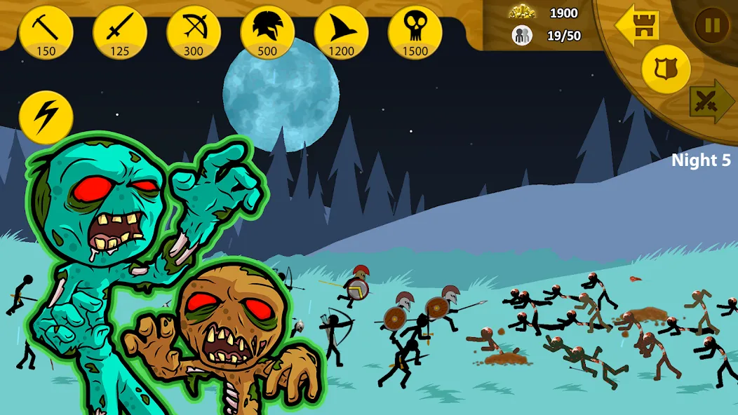 Stick War: Legacy MOD APK скачать на Андроид — Безлимитные деньги и алмазы — скриншот 2