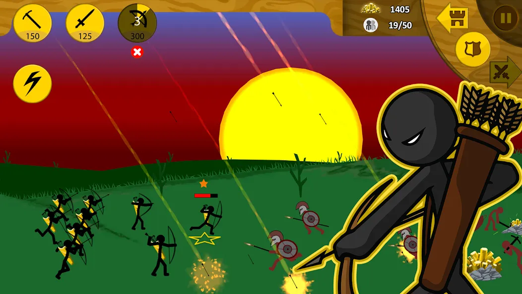 Stick War: Legacy MOD APK скачать на Андроид — Безлимитные деньги и алмазы — скриншот 3