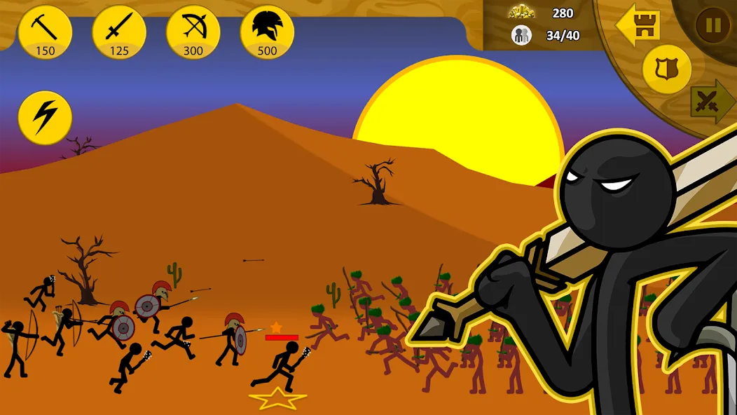 Stick War: Legacy MOD APK скачать на Андроид — Безлимитные деньги и алмазы — скриншот 4