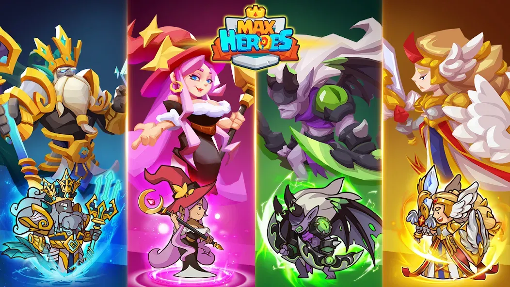 Скачать Max Heroes : Casual Idle RPG бесплатно — Безлимитные деньги и премиум-герои — скриншот 1 Скачать Max Heroes : Casual Idle RPG бесплатно — Безлимитные деньги и премиум-герои — скриншот 1