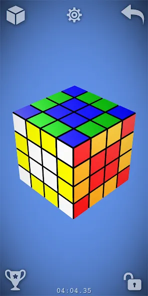 Magic Cube Rubik Puzzle 3D на телефон — скачать мод: Безлимитные подсказки и ходы — скриншот 1