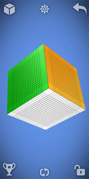 Magic Cube Rubik Puzzle 3D на телефон — скачать мод: Безлимитные подсказки и ходы — скриншот 5