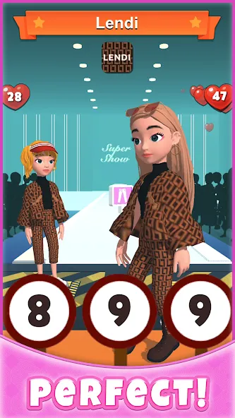Catwalk Battle - Dress up! взлом APK — Безлимитные деньги и все наряды — скриншот 2 Catwalk Battle - Dress up! взлом APK — Безлимитные деньги и все наряды — скриншот 2