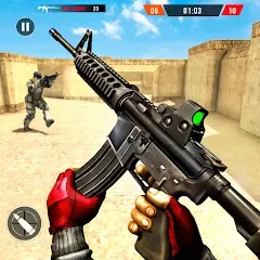 Скачать взлом FPS Commando Terrorist Strike — Безлимитные патроны и усиленный урон