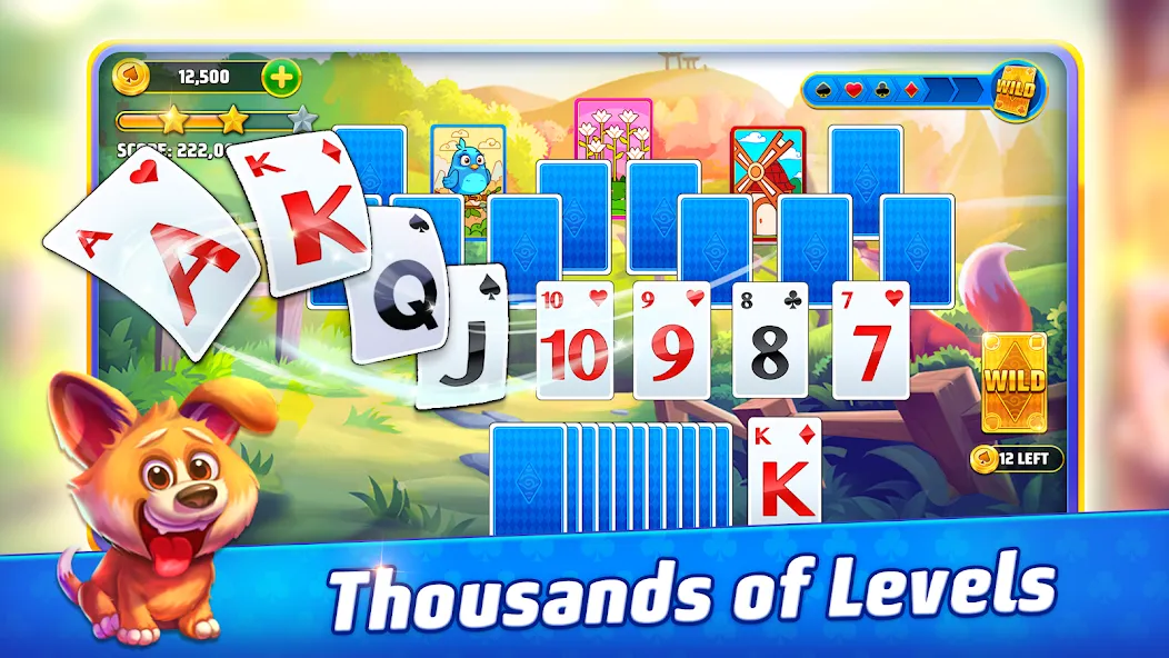 Solitaire TriPeaks Journey — Безлимитные подсказки и жизни, скачать мод APK — скриншот 1 Solitaire TriPeaks Journey — Безлимитные подсказки и жизни, скачать мод APK — скриншот 1
