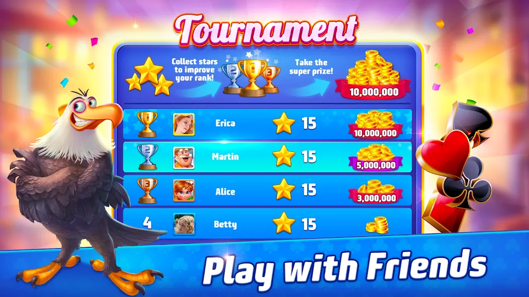 Solitaire TriPeaks Journey — Безлимитные подсказки и жизни, скачать мод APK — скриншот 3 Solitaire TriPeaks Journey — Безлимитные подсказки и жизни, скачать мод APK — скриншот 3