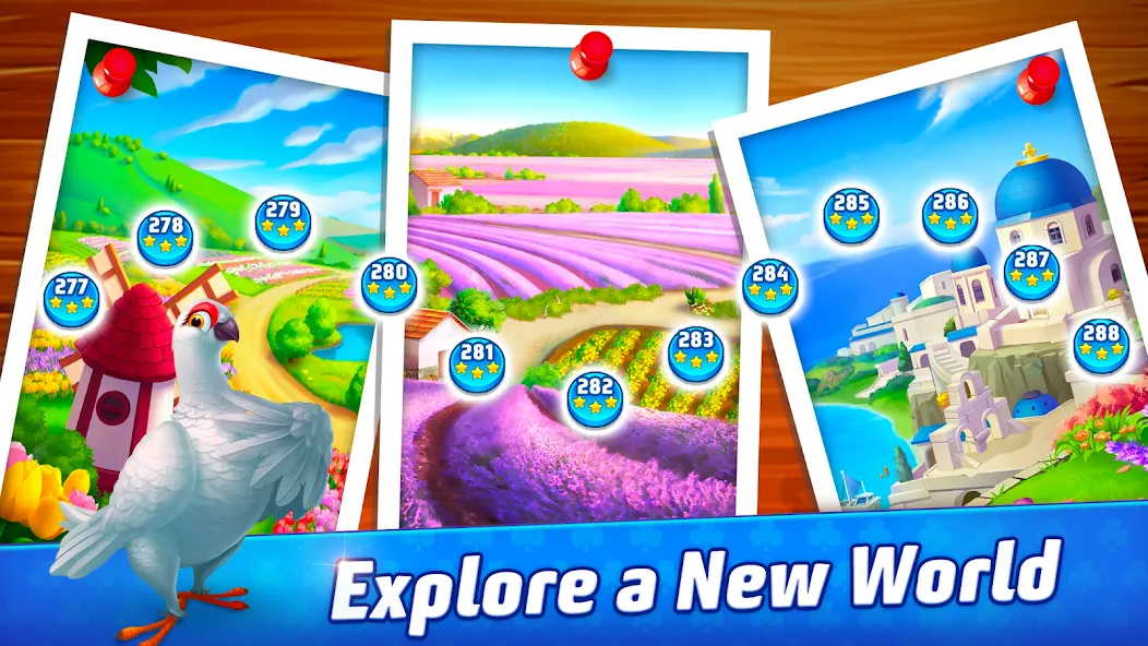 Solitaire TriPeaks Journey — Безлимитные подсказки и жизни, скачать мод APK — скриншот 4 Solitaire TriPeaks Journey — Безлимитные подсказки и жизни, скачать мод APK — скриншот 4