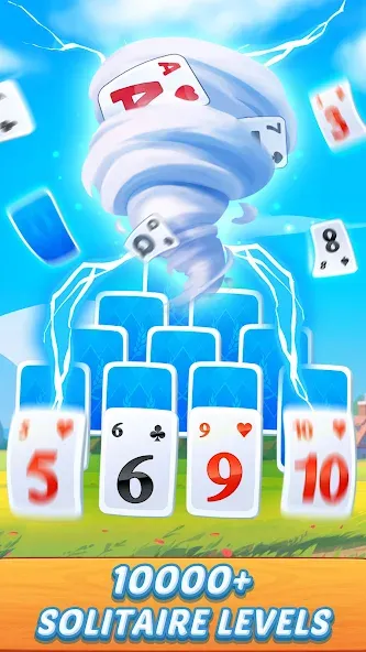 Solitaire Farm Adventure — Безлимитные монеты и подсказки, скачать мод APK — скриншот 2