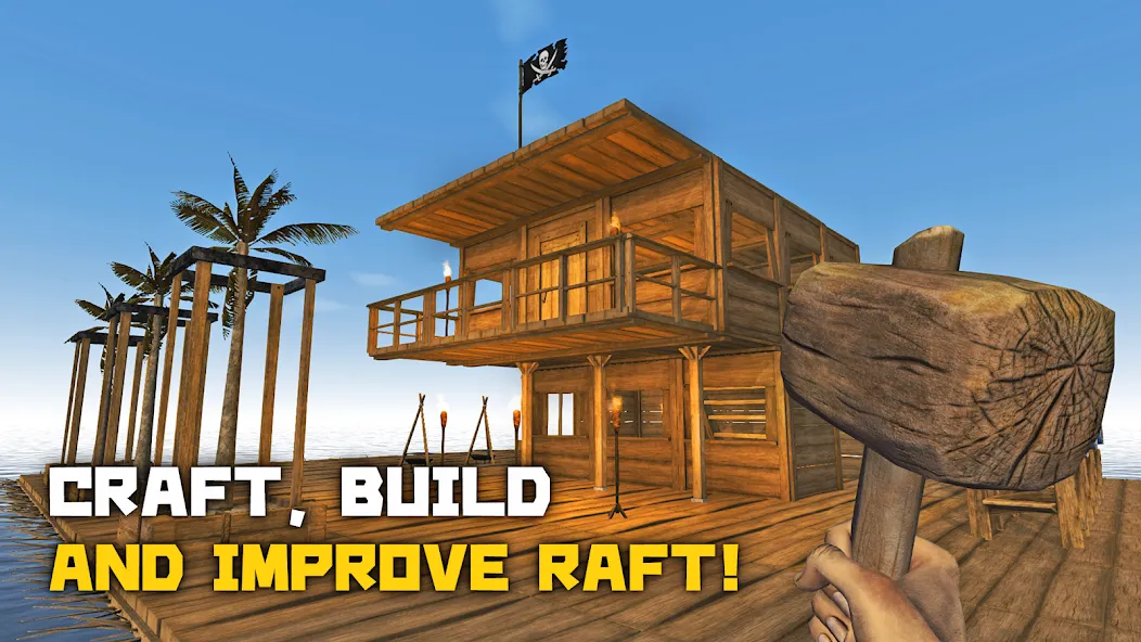 Survival & Craft: Multiplayer (Мод: Много ресурсов и бессмертие) — скачать на Андроид — скриншот 1 Survival & Craft: Multiplayer (Мод: Много ресурсов и бессмертие) — скачать на Андроид — скриншот 1