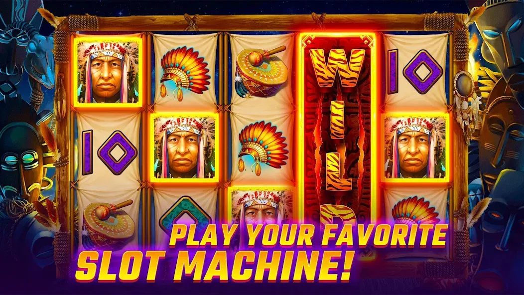 Скачать Slots WOW Casino Slot Machine Mod APK — Безлимитные монеты и бонусы — скриншот 5