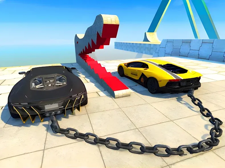 Stunt Car Crash мод на Андроид: Безлимитные деньги и открыты все машины — скриншот 5