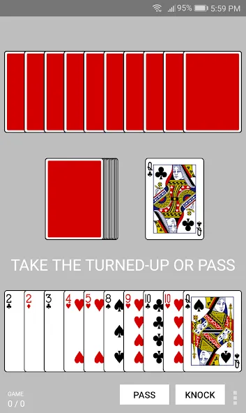 Gin Rummy мод на Андроид: Безлимитные монеты и подсказки — скриншот 2