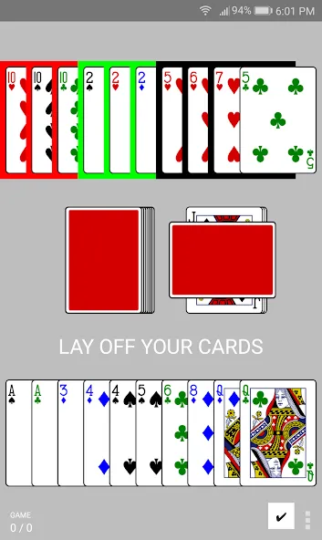 Gin Rummy мод на Андроид: Безлимитные монеты и подсказки — скриншот 3