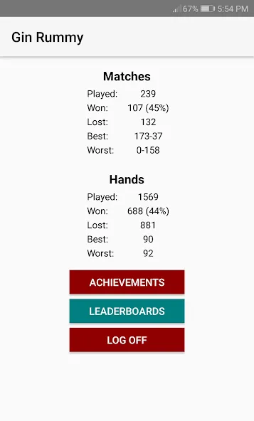 Gin Rummy мод на Андроид: Безлимитные монеты и подсказки — скриншот 4