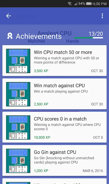 Gin Rummy мод на Андроид: Безлимитные монеты и подсказки — скриншот 5