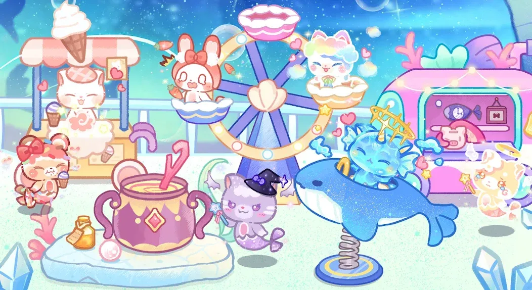 Lovely Cat:Mercat Castle — Много монет и открыты все уровни, скачать мод APK — скриншот 2 Lovely Cat:Mercat Castle — Много монет и открыты все уровни, скачать мод APK — скриншот 2