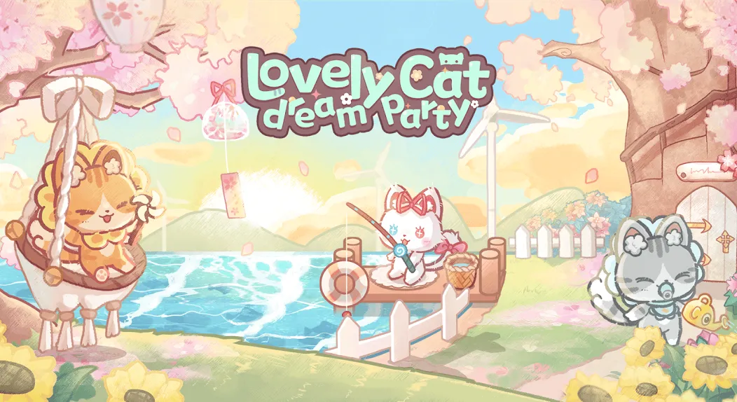 Скачать Lovely cat dream party на Андроид с модом — Много монет и все уровни — скриншот 5