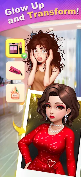 Merge Lover: Story & Makeover — Безлимитные деньги и энергия, скачать мод APK — скриншот 2