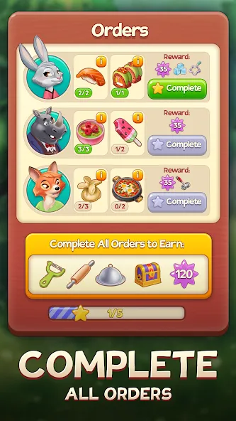 Merge Inn - Cafe Merge Game на телефон — скачать мод: Много денег и энергии — скриншот 5 Merge Inn - Cafe Merge Game на телефон — скачать мод: Много денег и энергии — скриншот 5