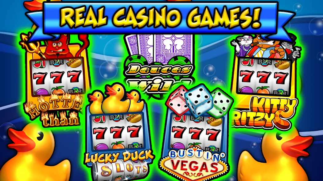 Lucky Duck Slots MOD APK: Безлимитные монеты и бонусы — скриншот 1 Lucky Duck Slots MOD APK: Безлимитные монеты и бонусы — скриншот 1