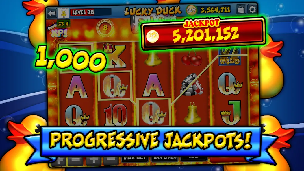Lucky Duck Slots MOD APK: Безлимитные монеты и бонусы — скриншот 4 Lucky Duck Slots MOD APK: Безлимитные монеты и бонусы — скриншот 4