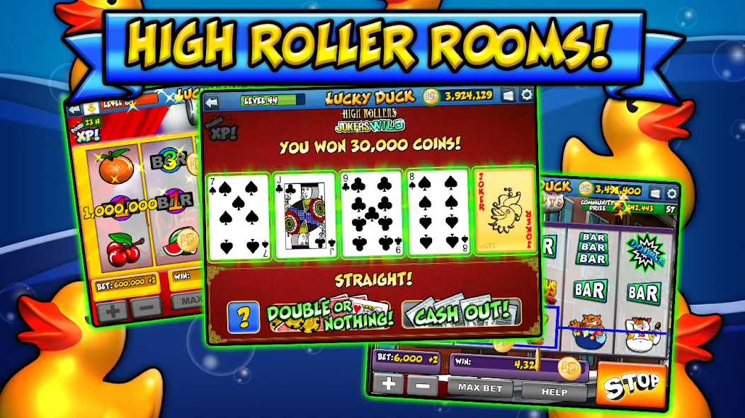Lucky Duck Slots MOD APK: Безлимитные монеты и бонусы — скриншот 5 Lucky Duck Slots MOD APK: Безлимитные монеты и бонусы — скриншот 5