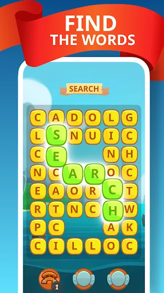 Скачать Word Treasure Hunt мод — Безлимитные подсказки и монеты — скриншот 1 Скачать Word Treasure Hunt мод — Безлимитные подсказки и монеты — скриншот 1