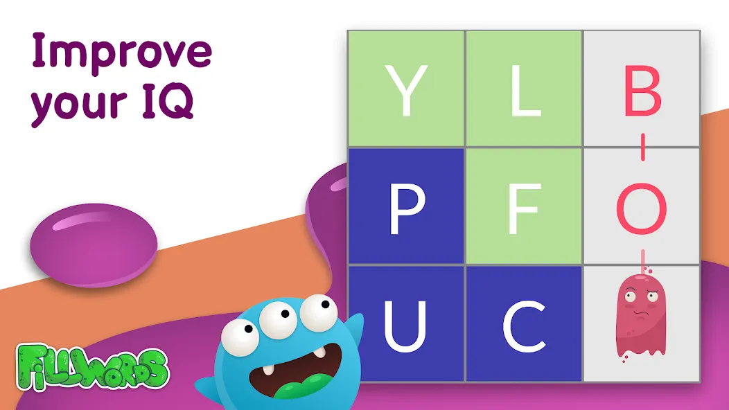 Скачать Fill Words: Word Search Puzzle Mod APK — Безлимитные подсказки и открыты все уровни — скриншот 1