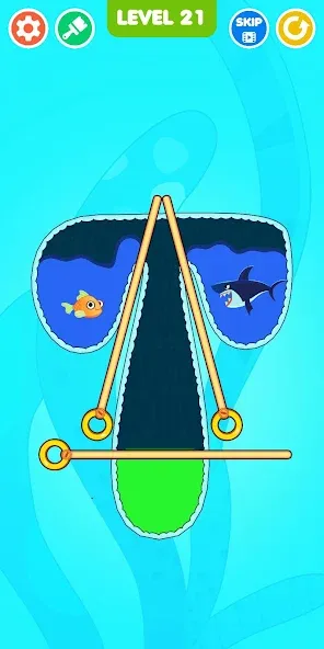 Скачать Save The Fish! Mod APK — Безлимитные монеты и все уровни — скриншот 5 Скачать Save The Fish! Mod APK — Безлимитные монеты и все уровни — скриншот 5