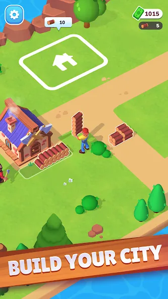 Town Mess - Building Adventure MOD APK скачать на Андроид — Безлимитные деньги и ресурсы — скриншот 1