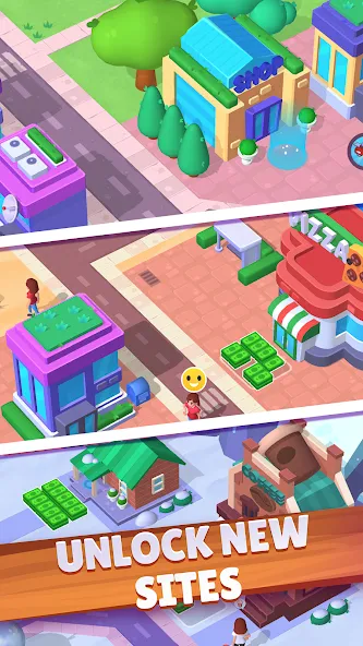 Town Mess - Building Adventure MOD APK скачать на Андроид — Безлимитные деньги и ресурсы — скриншот 5