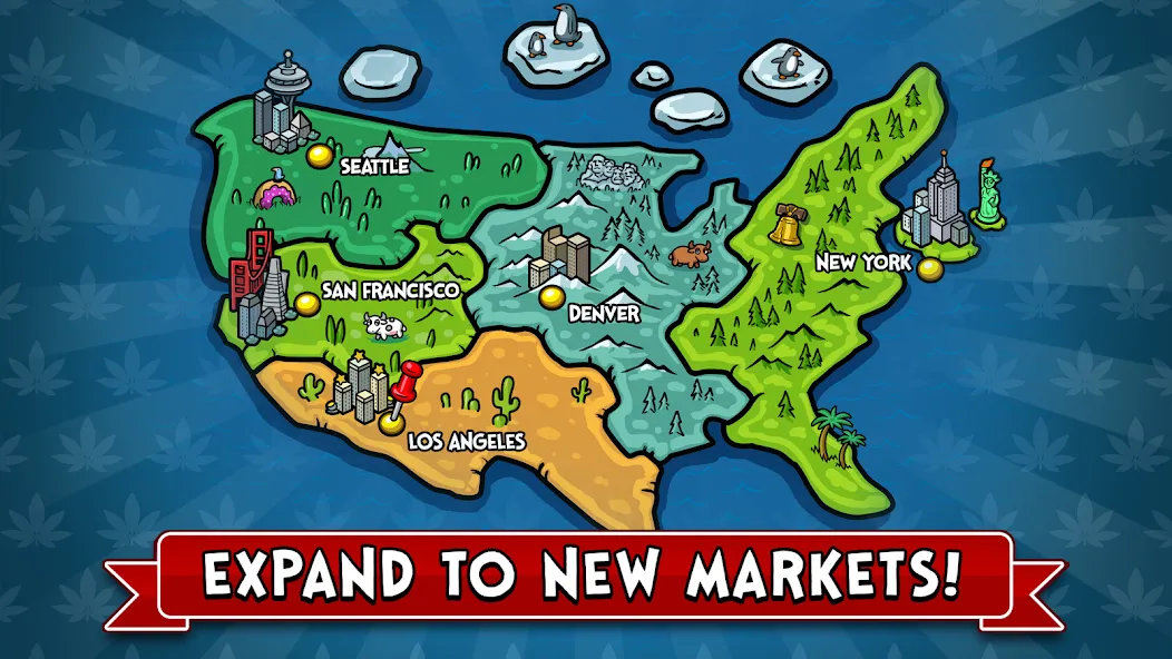 Weed Inc: Idle Tycoon — Безлимитные деньги и все открыто, скачать мод APK — скриншот 5