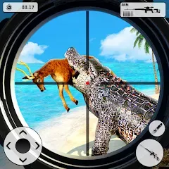 Crocodile Hunting Animal Games мод на Андроид: Безлимитные деньги и патроны