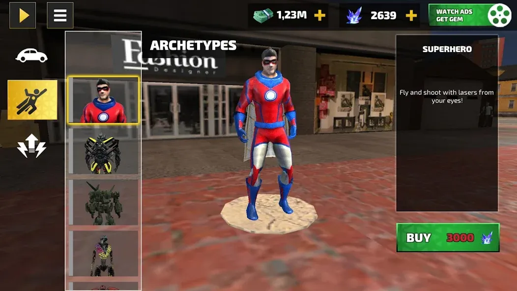Rope Hero: Vice Town взломанный APK — Безлимитные деньги и суперспособности — скриншот 3 Rope Hero: Vice Town взломанный APK — Безлимитные деньги и суперспособности — скриншот 3