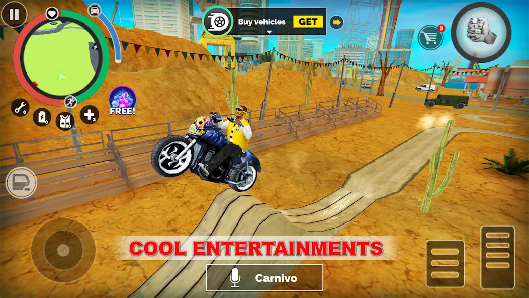 Vegas Crime Simulator взломанный APK — Безлимитные деньги и оружие — скриншот 3 Vegas Crime Simulator взломанный APK — Безлимитные деньги и оружие — скриншот 3