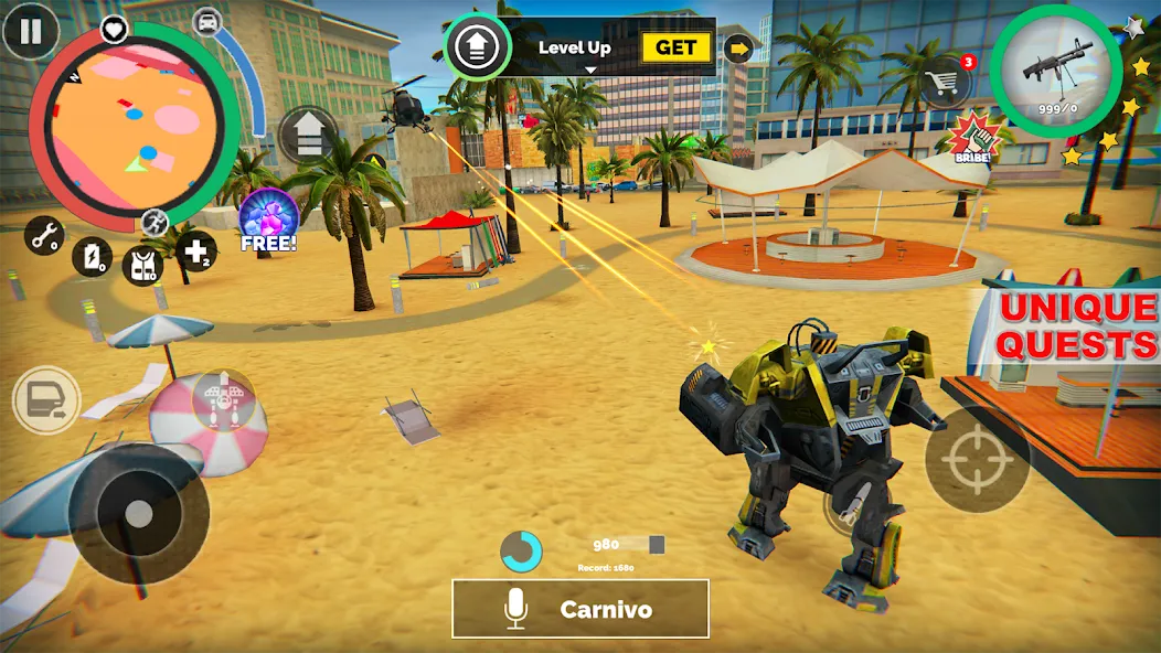 Vegas Crime Simulator взломанный APK — Безлимитные деньги и оружие — скриншот 5 Vegas Crime Simulator взломанный APK — Безлимитные деньги и оружие — скриншот 5