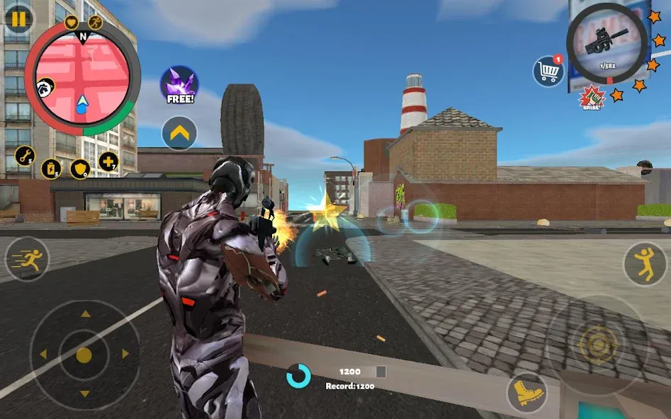 Rope Hero 3 — Безлимитные деньги и усиленный герой, скачать мод APK — скриншот 3 Rope Hero 3 — Безлимитные деньги и усиленный герой, скачать мод APK — скриншот 3