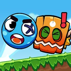 Ball V - Red Boss Challenge — взломанная версия, Бесконечные жизни и разблокированы уровни