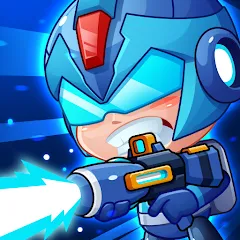 Скачать Metal Gun - Cyber Soldier на Андроид с модом — Безлимитные деньги и оружие