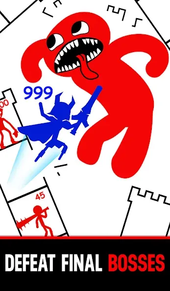 Stick Hero: Mighty Tower Wars MOD APK скачать на Андроид — Безлимитные деньги и усиленная атака — скриншот 5 Stick Hero: Mighty Tower Wars MOD APK скачать на Андроид — Безлимитные деньги и усиленная атака — скриншот 5