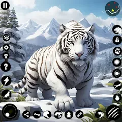 Скачать взлом Arctic White Tiger Family Sim — Безлимитные деньги и ресурсы
