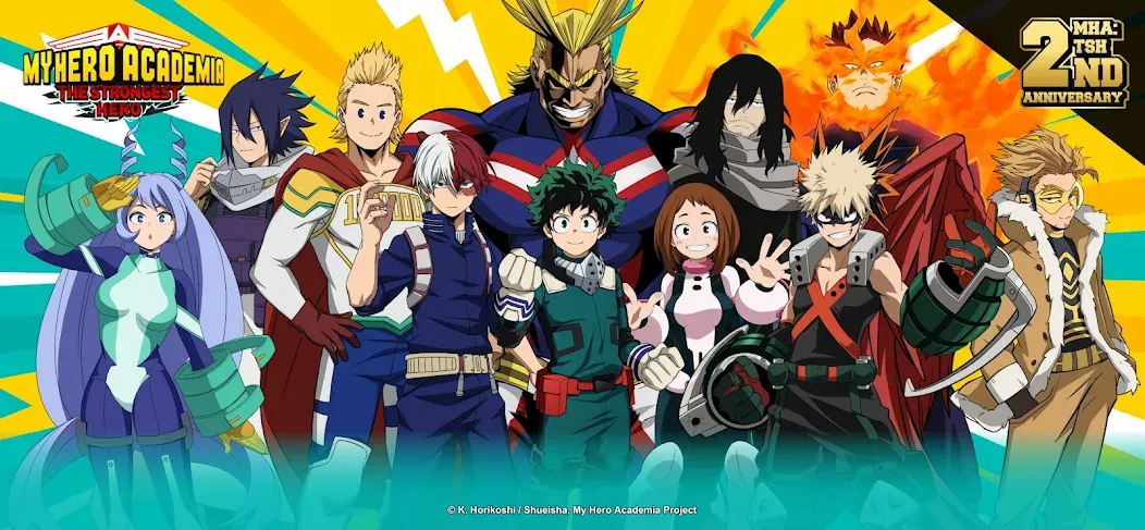 MHA:The Strongest Hero — взломанная версия, Безлимитные деньги и мощные герои — скриншот 1 MHA:The Strongest Hero — взломанная версия, Безлимитные деньги и мощные герои — скриншот 1
