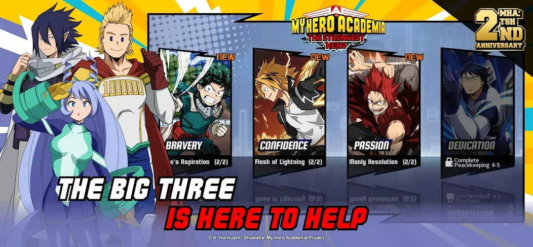 MHA:The Strongest Hero — взломанная версия, Безлимитные деньги и мощные герои — скриншот 4 MHA:The Strongest Hero — взломанная версия, Безлимитные деньги и мощные герои — скриншот 4