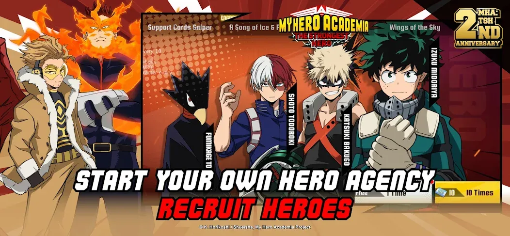 MHA:The Strongest Hero — взломанная версия, Безлимитные деньги и мощные герои — скриншот 5 MHA:The Strongest Hero — взломанная версия, Безлимитные деньги и мощные герои — скриншот 5