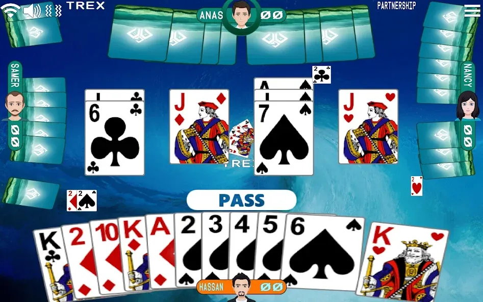 Golden Card Games Tarneeb Trix на телефон — скачать мод: Безлимитные монеты и открыты все режимы — скриншот 2 Golden Card Games Tarneeb Trix на телефон — скачать мод: Безлимитные монеты и открыты все режимы — скриншот 2