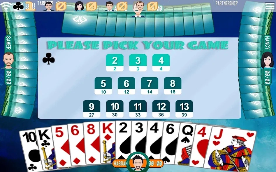 Golden Card Games Tarneeb Trix на телефон — скачать мод: Безлимитные монеты и открыты все режимы — скриншот 4 Golden Card Games Tarneeb Trix на телефон — скачать мод: Безлимитные монеты и открыты все режимы — скриншот 4